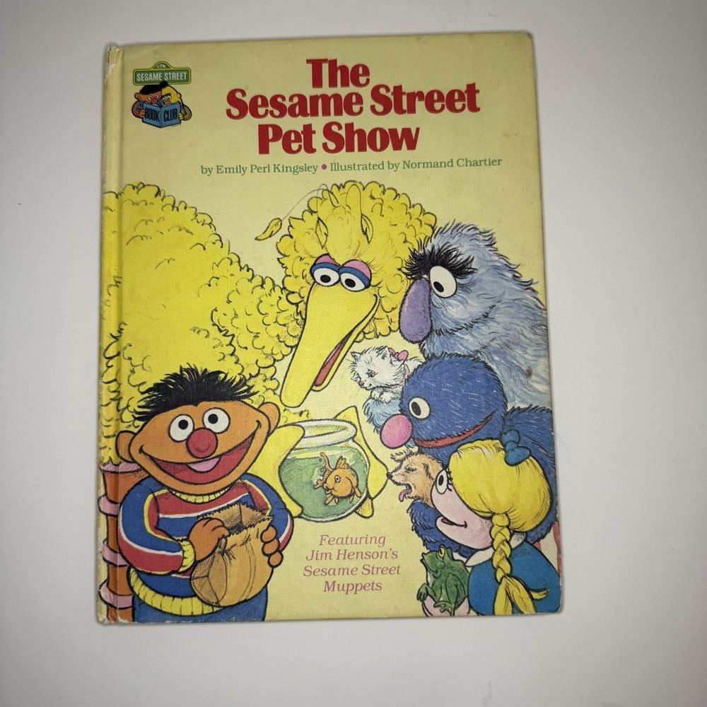 The Sesame Street Pet‎ show, sesame Street Book Club HC 1980 Muppets